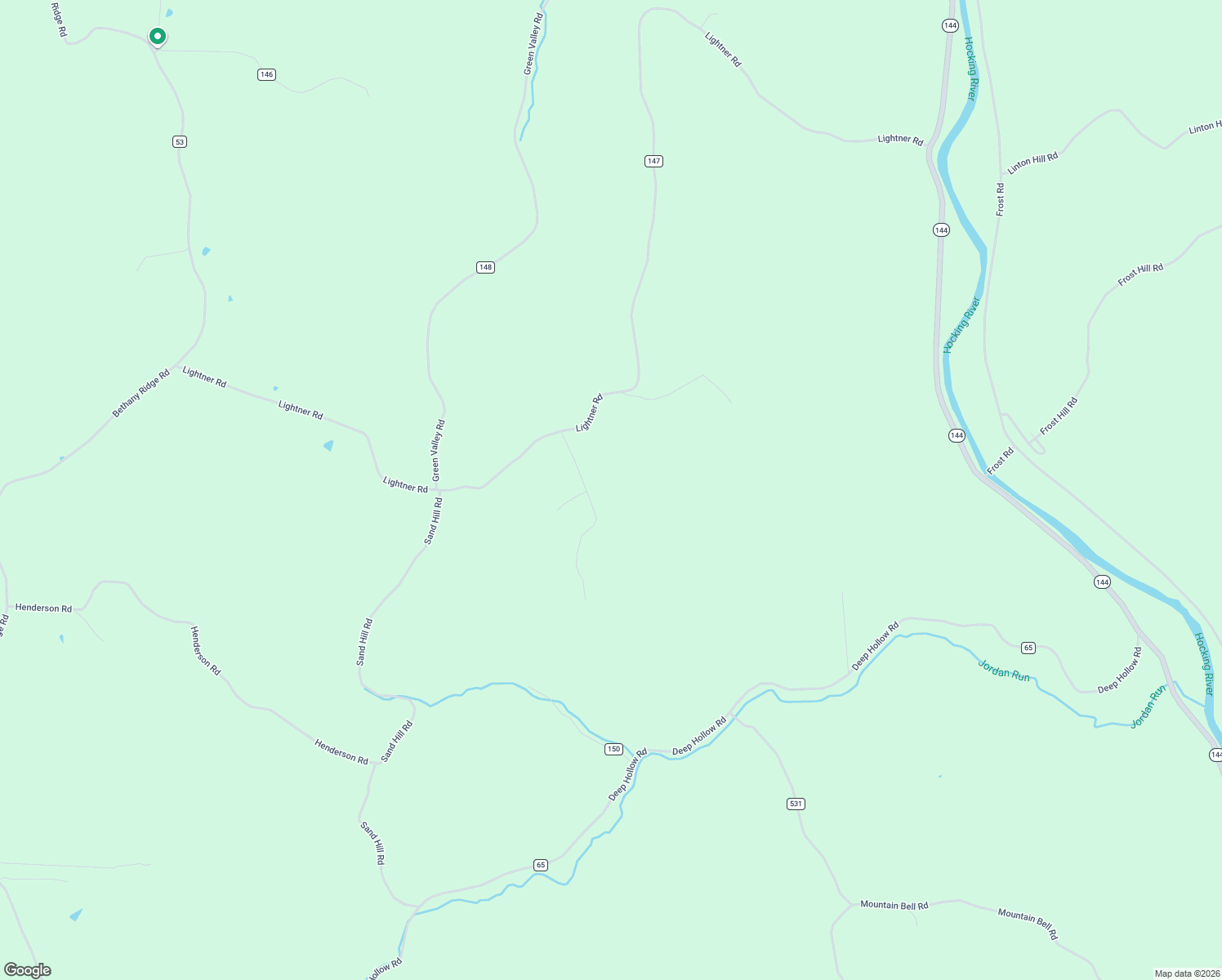 map of restaurants, bars, coffee shops, grocery stores, and more near 6075 Boyer Road in Guysville