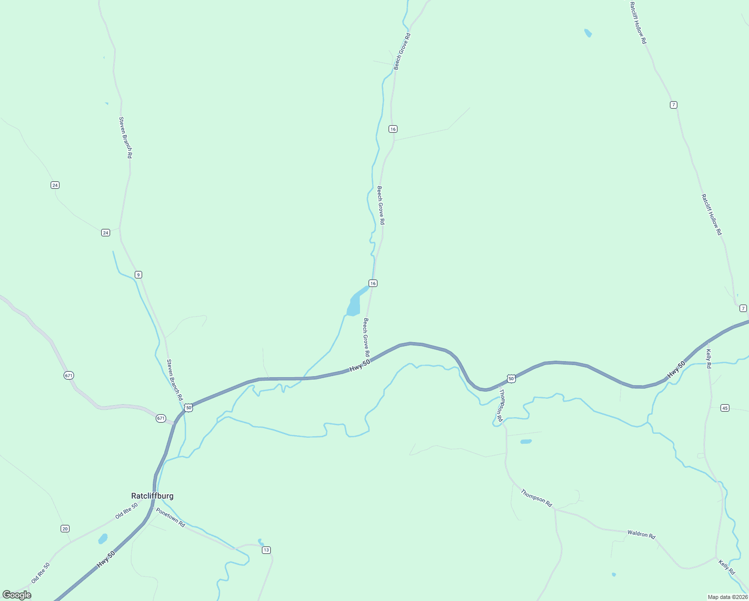 map of restaurants, bars, coffee shops, grocery stores, and more near in Ratcliffburg