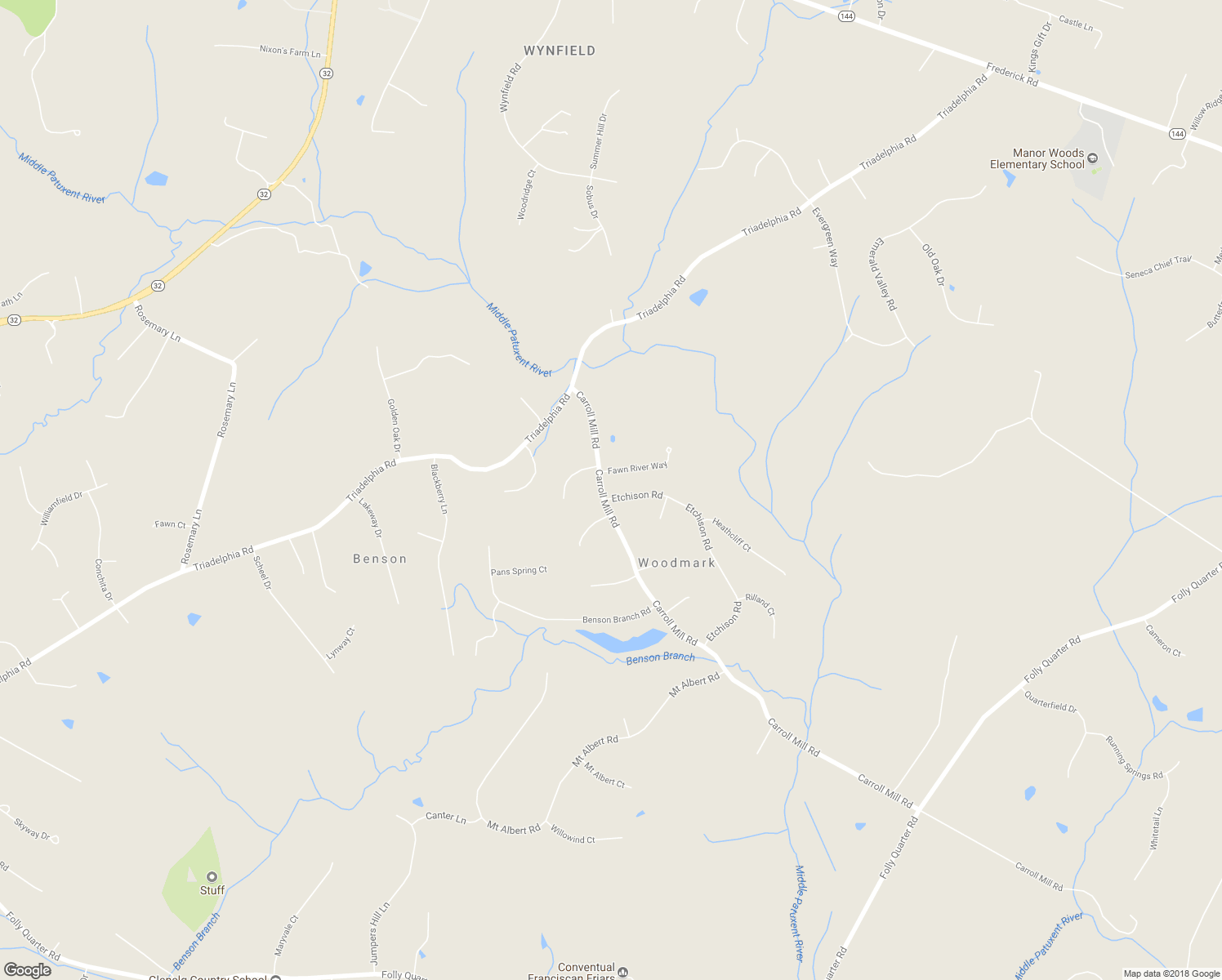 map of restaurants, bars, coffee shops, grocery stores, and more near 12262 Etchison Road in Ellicott City