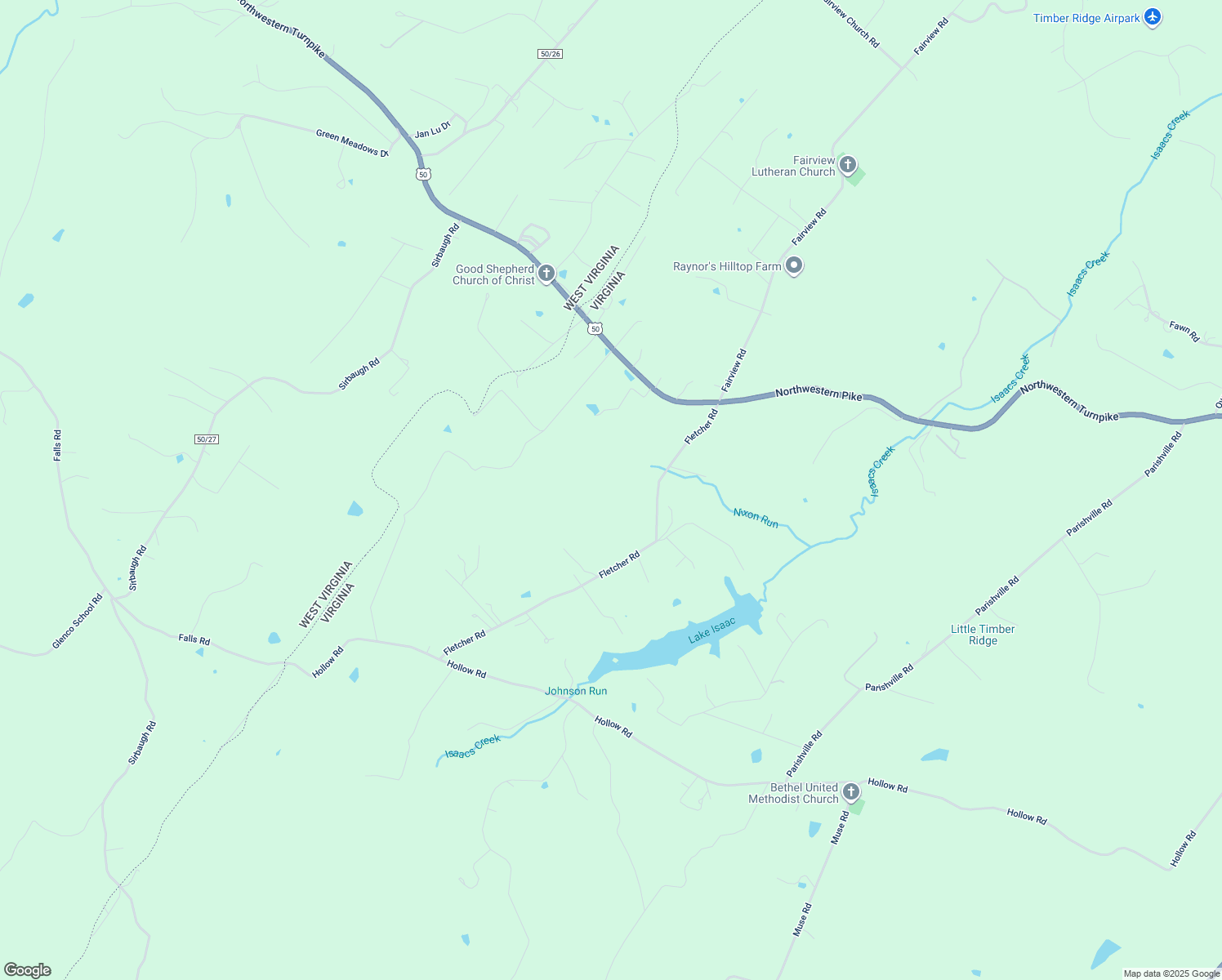 map of restaurants, bars, coffee shops, grocery stores, and more near 280 Fletcher Road in Gore