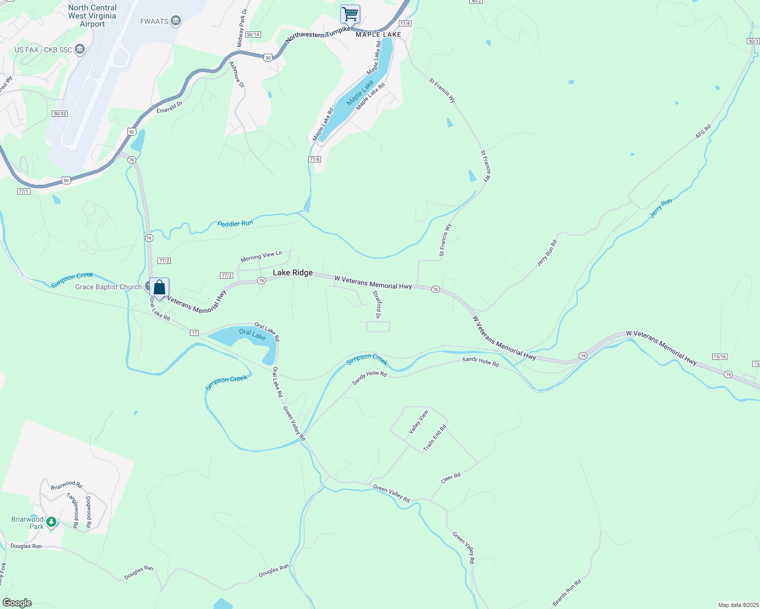 map of restaurants, bars, coffee shops, grocery stores, and more near 50 Stone Lane in Bridgeport