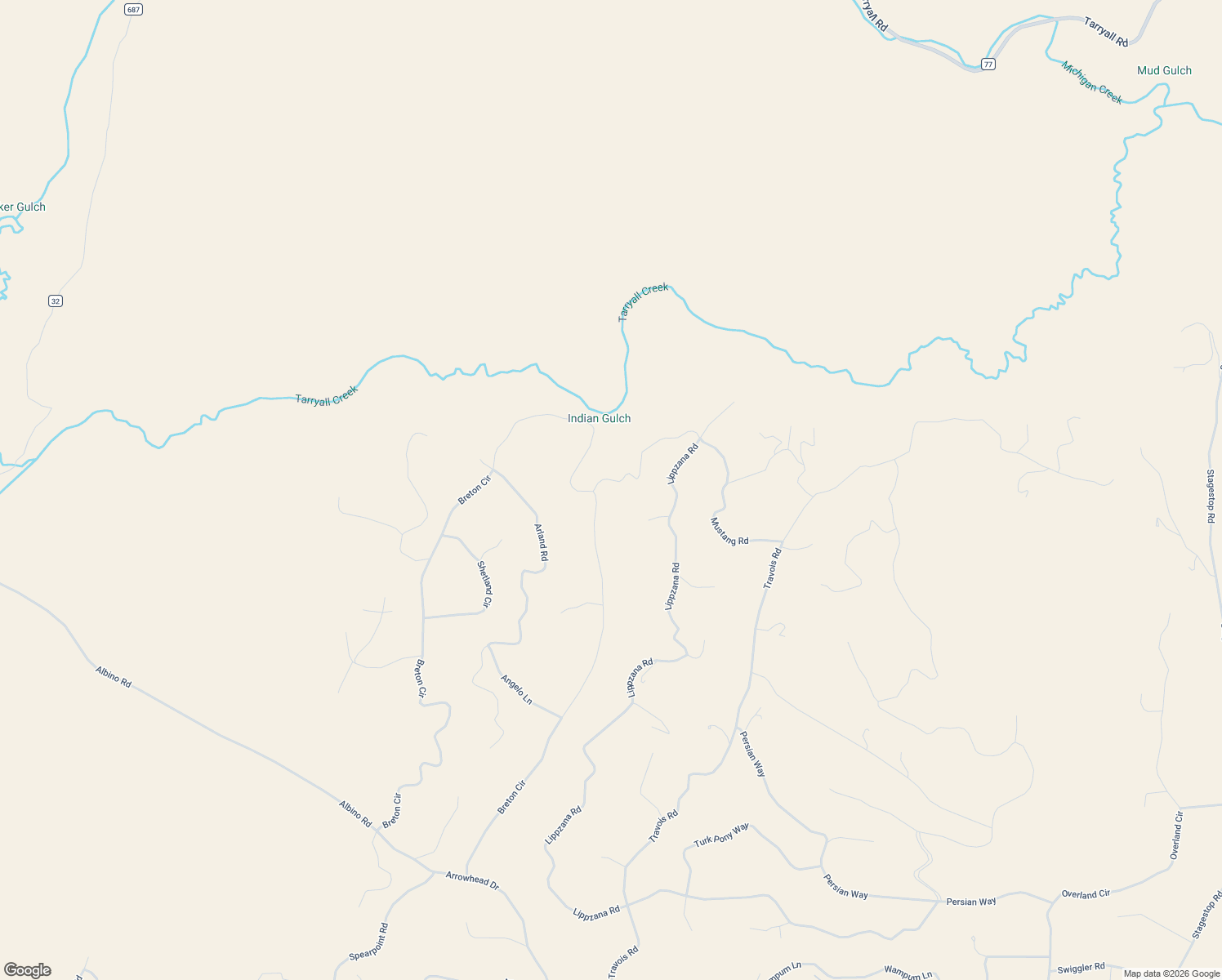 map of restaurants, bars, coffee shops, grocery stores, and more near 924 Mustang Road in Jefferson