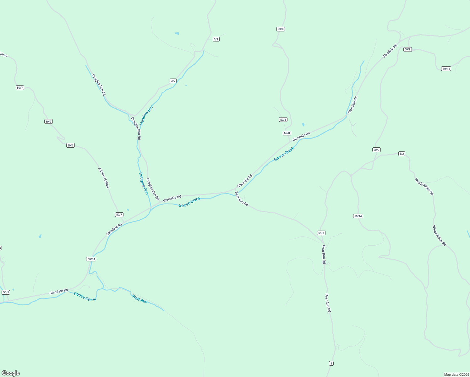 map of restaurants, bars, coffee shops, grocery stores, and more near County Road 50/34 in Saint Marys