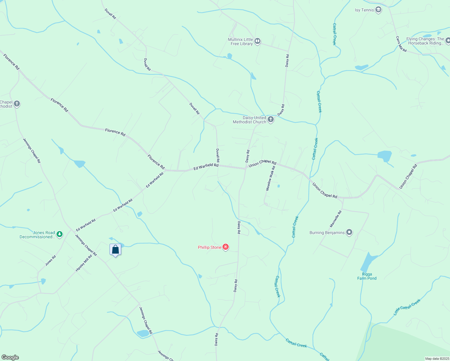 map of restaurants, bars, coffee shops, grocery stores, and more near 16013 Pheasant Ridge Court in Woodbine