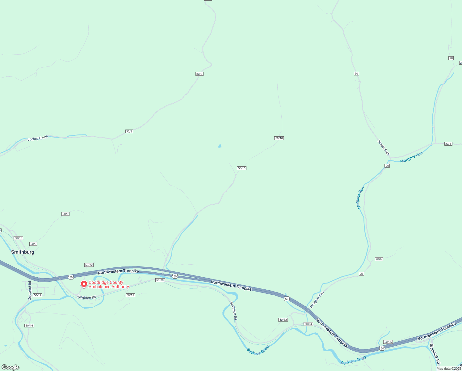 map of restaurants, bars, coffee shops, grocery stores, and more near Englands Run in New Milton