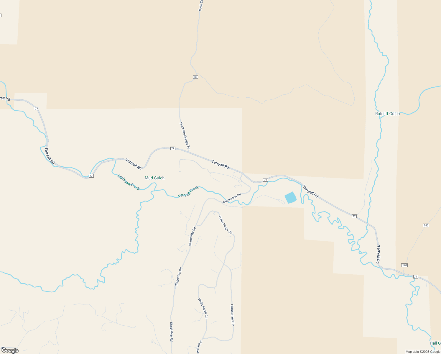 map of restaurants, bars, coffee shops, grocery stores, and more near 102 Way Station Court in Jefferson