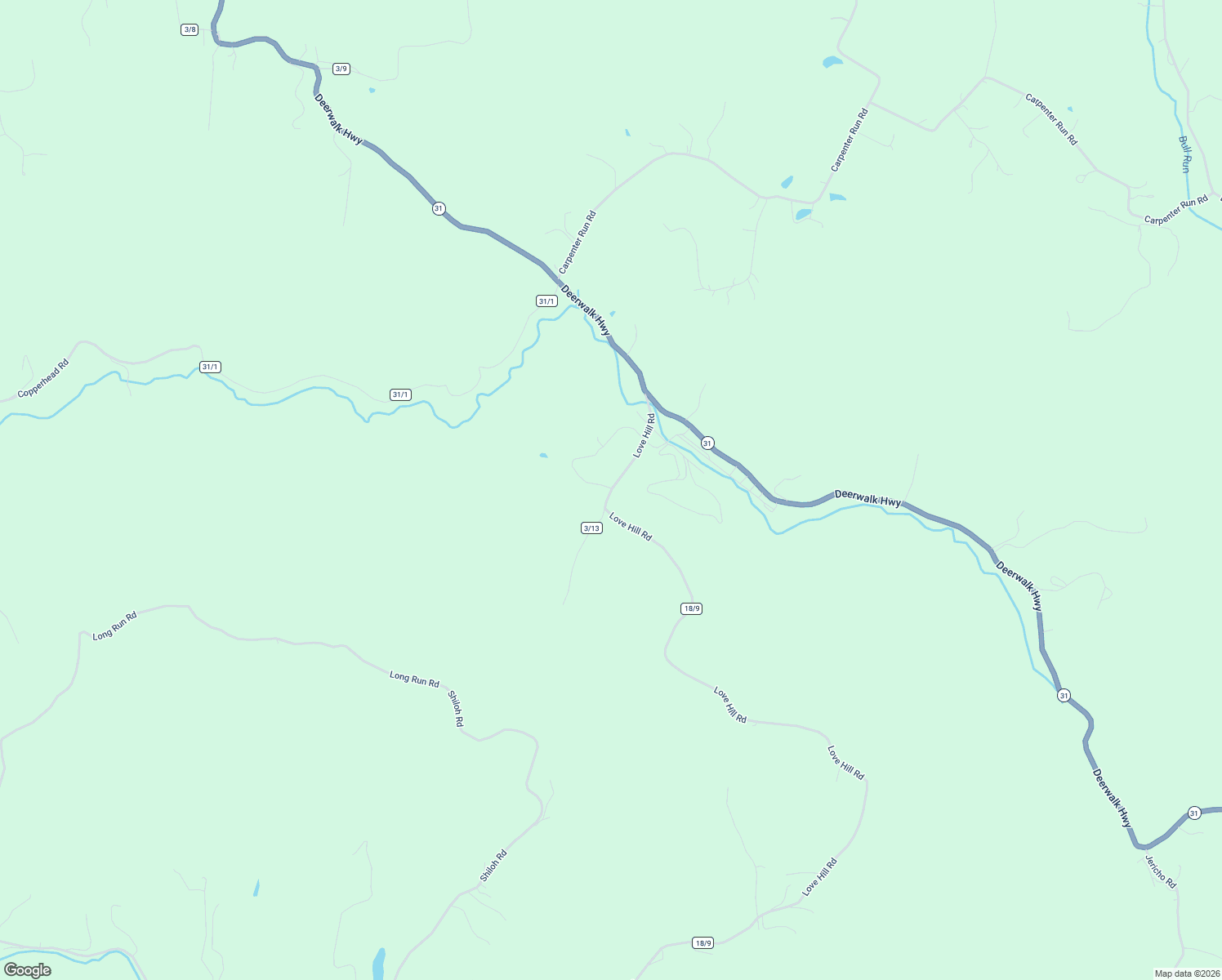 map of restaurants, bars, coffee shops, grocery stores, and more near County Route 3/13 in Waverly