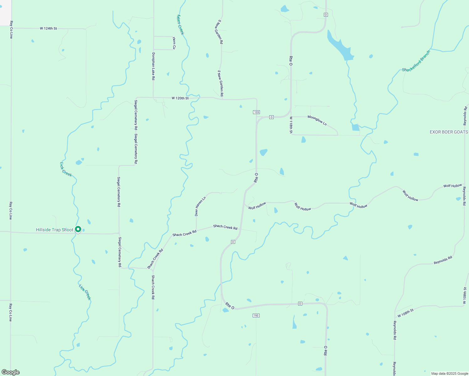 map of restaurants, bars, coffee shops, grocery stores, and more near 11338 Deer Haven Lane in Excelsior Springs