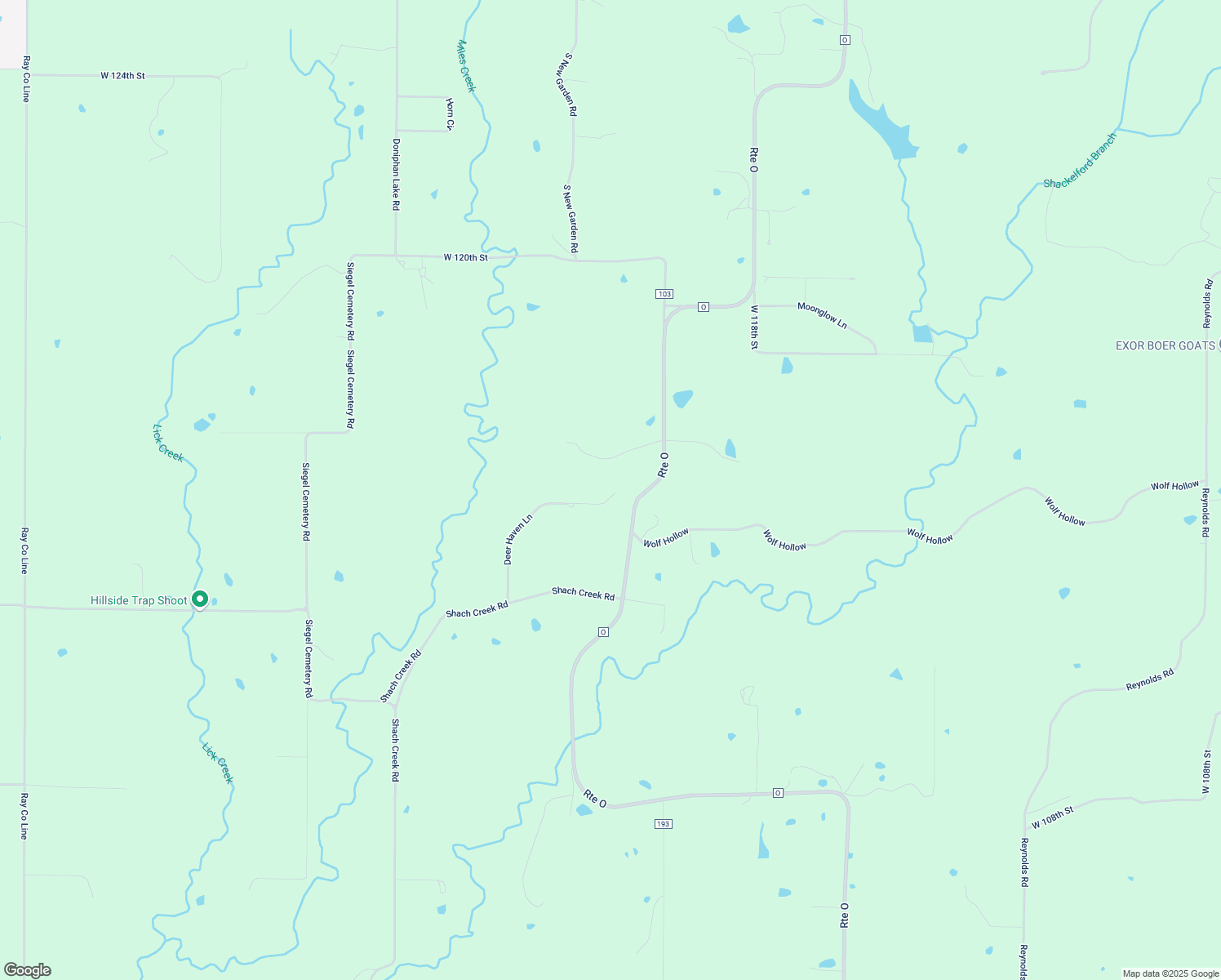map of restaurants, bars, coffee shops, grocery stores, and more near 11338 Deer Haven Lane in Excelsior Springs