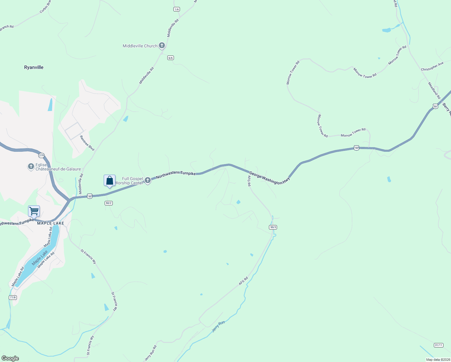 map of restaurants, bars, coffee shops, grocery stores, and more near 47 Highland Ridge Road in Bridgeport