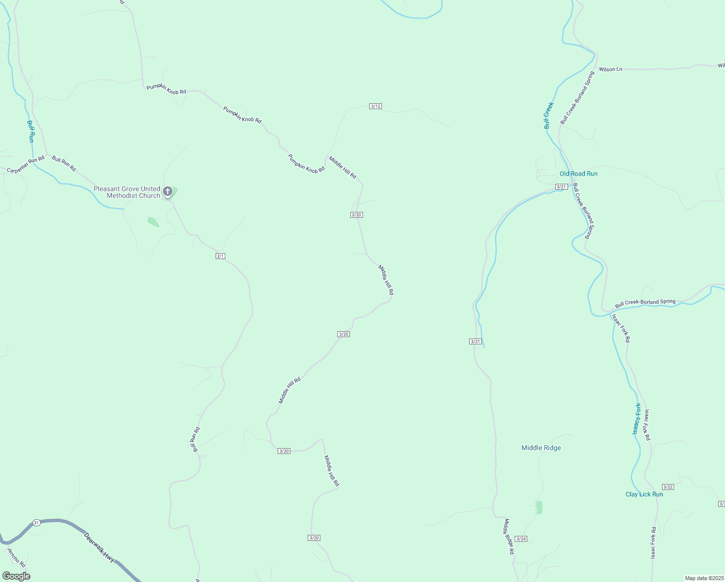 map of restaurants, bars, coffee shops, grocery stores, and more near 2303 Middle Hill Road in Waverly