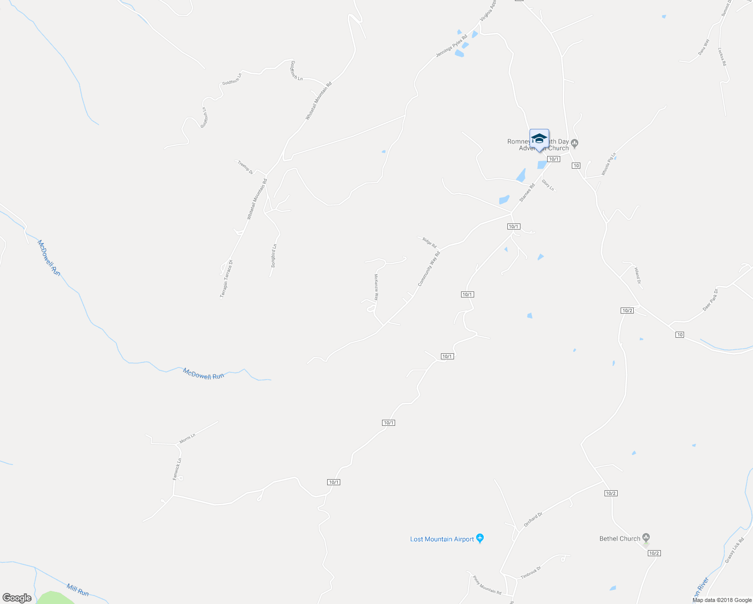map of restaurants, bars, coffee shops, grocery stores, and more near 27 McKenzie Way in Romney