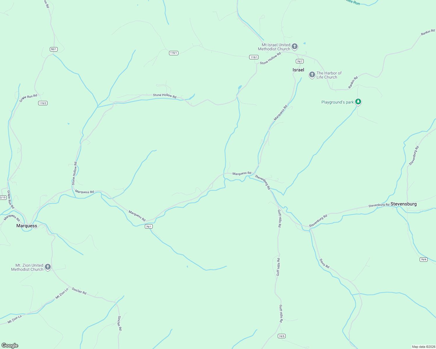 map of restaurants, bars, coffee shops, grocery stores, and more near 2843 Marquess Road in Tunnelton