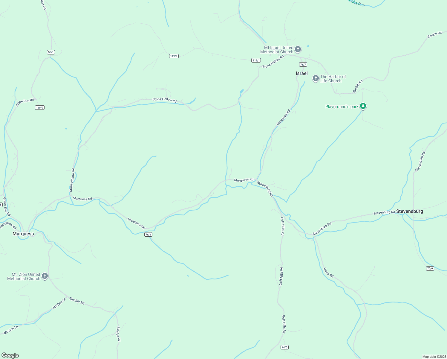 map of restaurants, bars, coffee shops, grocery stores, and more near 2843 Marquess Road in Tunnelton