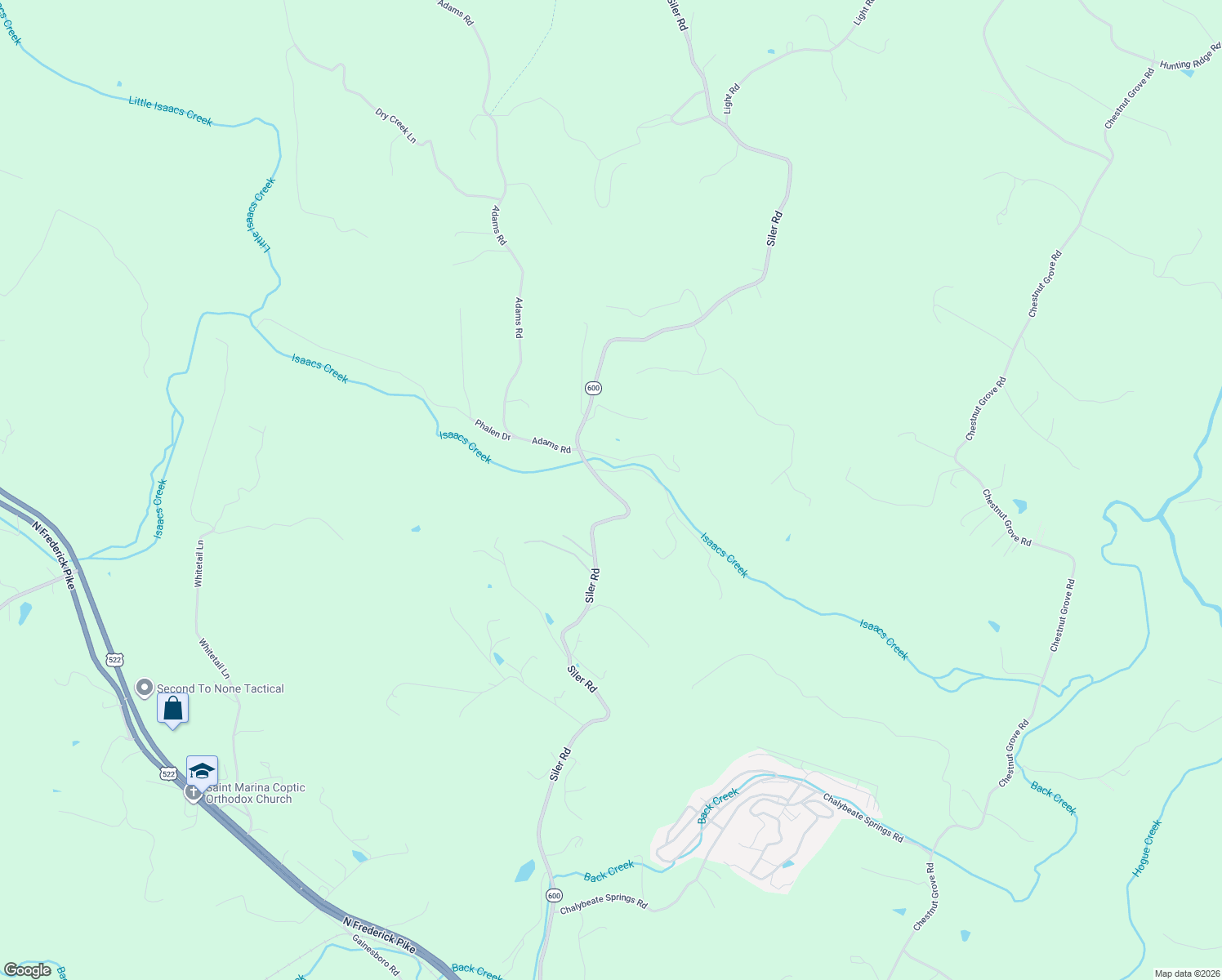 map of restaurants, bars, coffee shops, grocery stores, and more near 1111 Siler Road in Winchester
