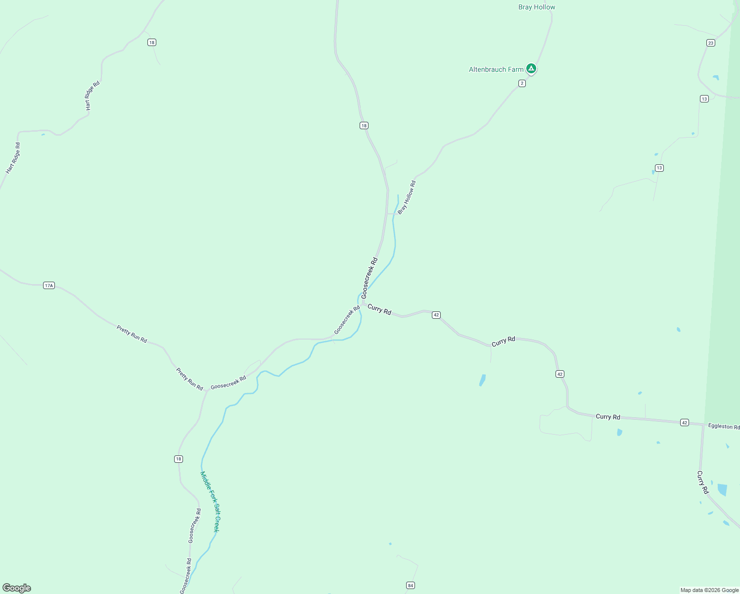 map of restaurants, bars, coffee shops, grocery stores, and more near 59499 Curry Road in McArthur