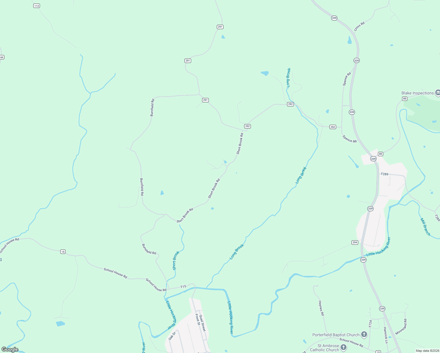 map of restaurants, bars, coffee shops, grocery stores, and more near 631 Short Brook Road in Vincent