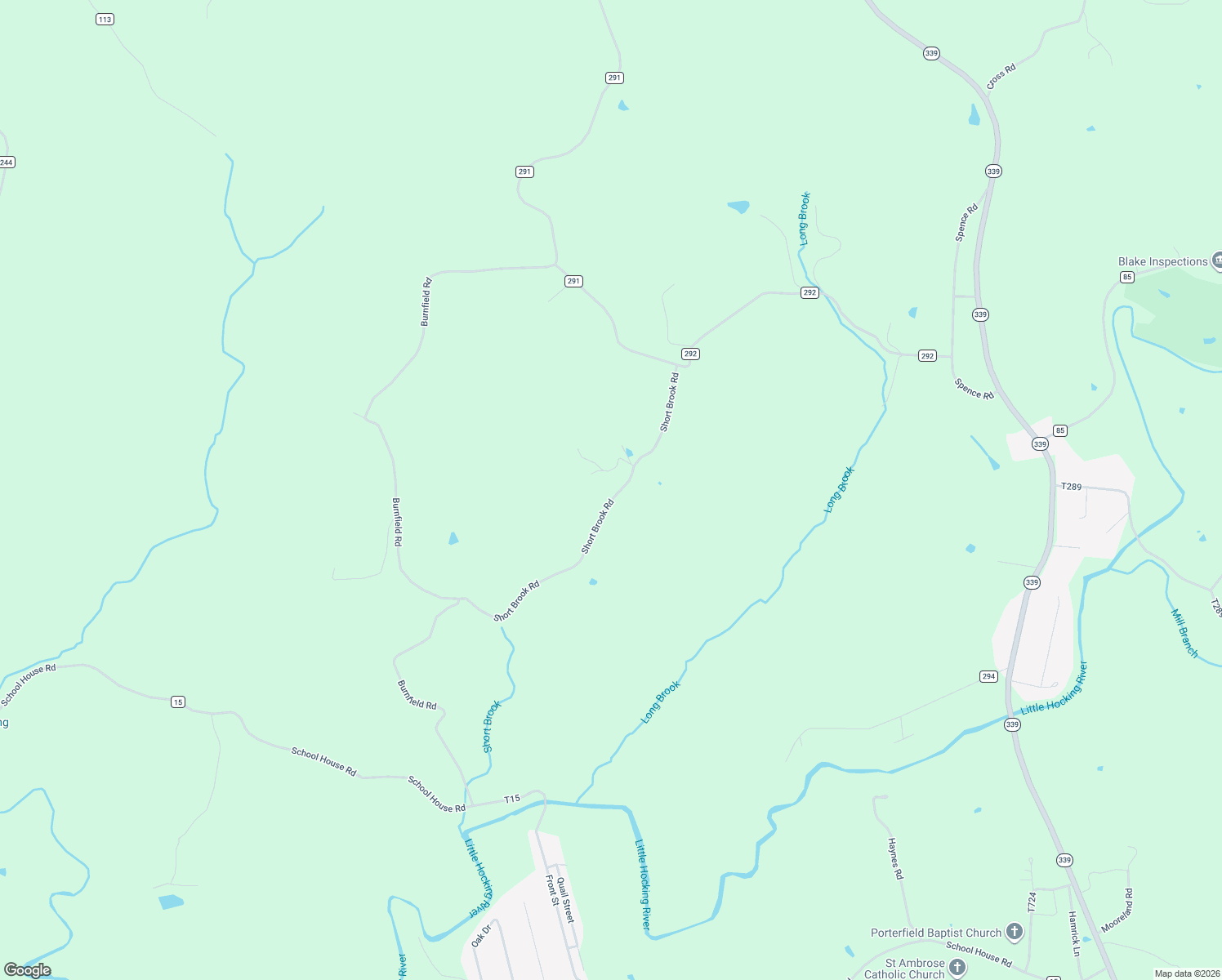 map of restaurants, bars, coffee shops, grocery stores, and more near 631 Short Brook Road in Vincent