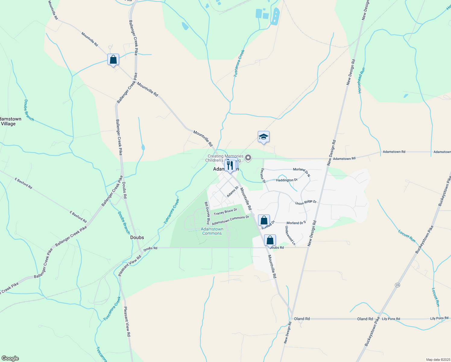 2786 Washington Street, Adamstown MD Walk Score