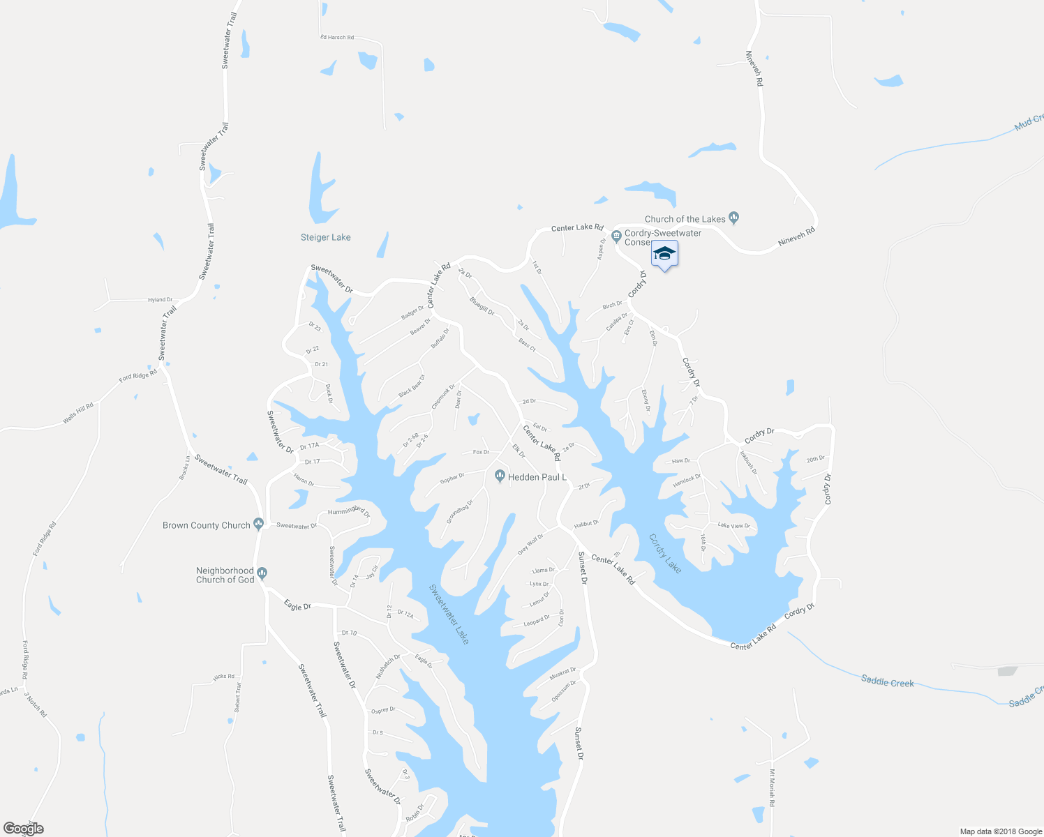 map of restaurants, bars, coffee shops, grocery stores, and more near 7908 Center Lake Road in Nineveh