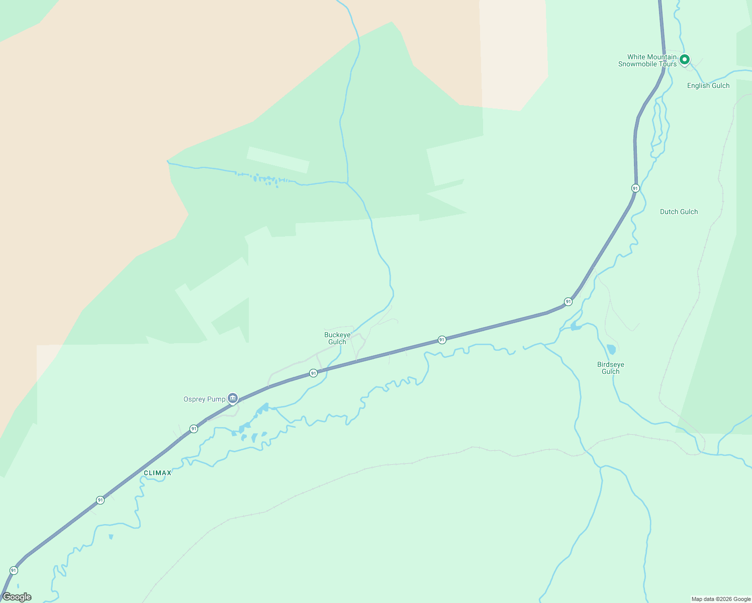 map of restaurants, bars, coffee shops, grocery stores, and more near 255 Buckeye Creek Road in Leadville