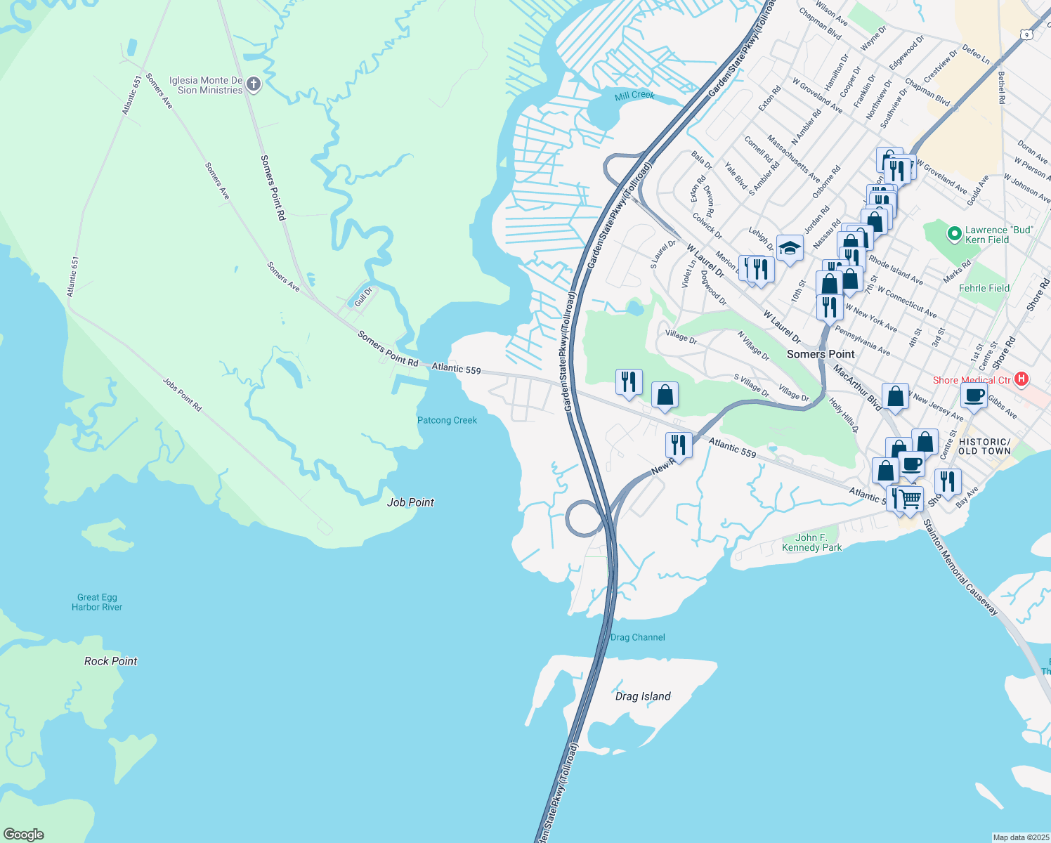 Windjammer Drive, Somers Point NJ Walk Score
