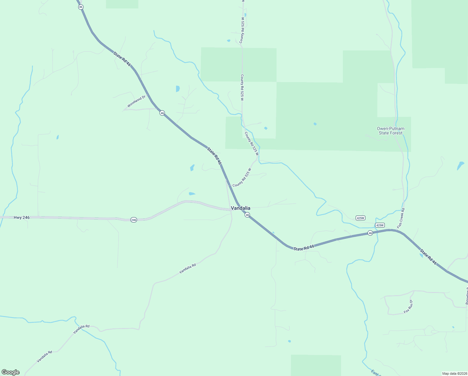 map of restaurants, bars, coffee shops, grocery stores, and more near 1850-1892 County Road 525 West in Poland