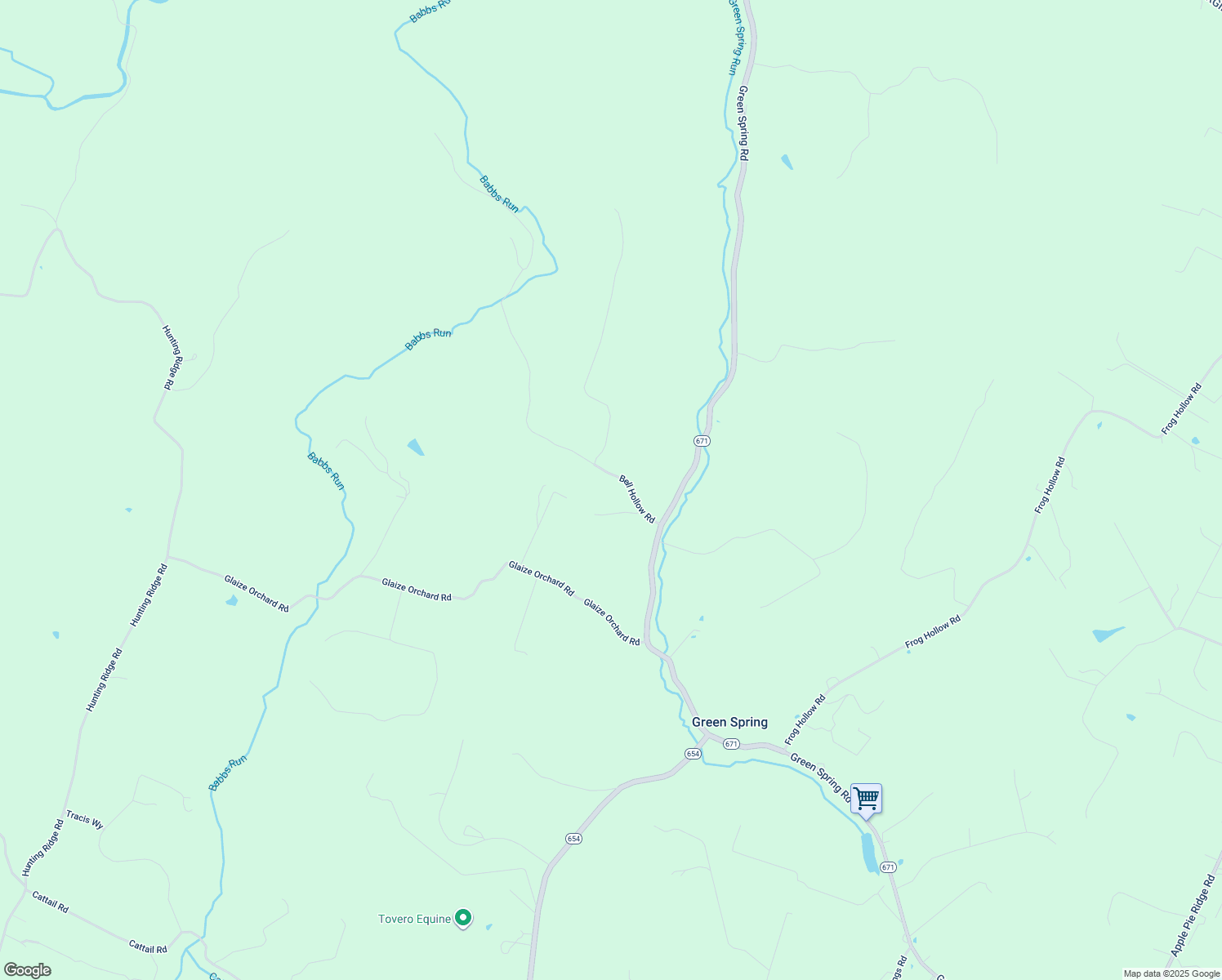 map of restaurants, bars, coffee shops, grocery stores, and more near 207 Bell Hollow Road in Winchester