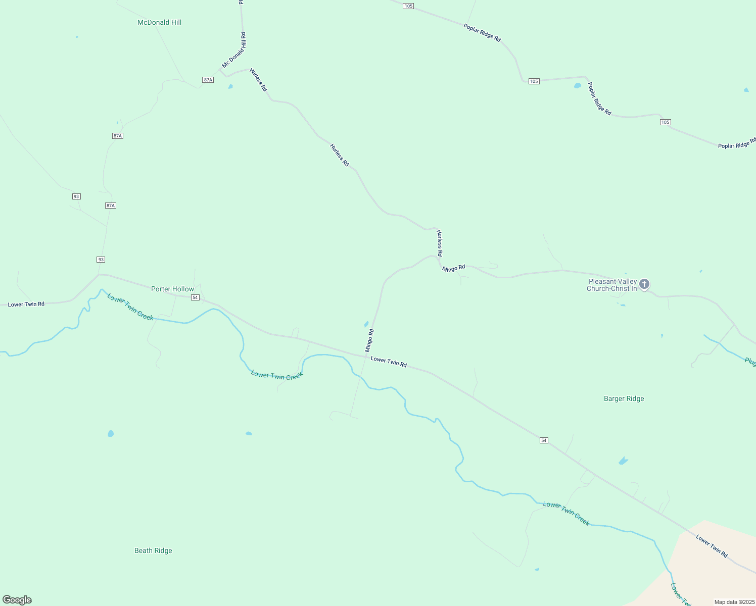 map of restaurants, bars, coffee shops, grocery stores, and more near 301-399 Mingo Road in Chillicothe