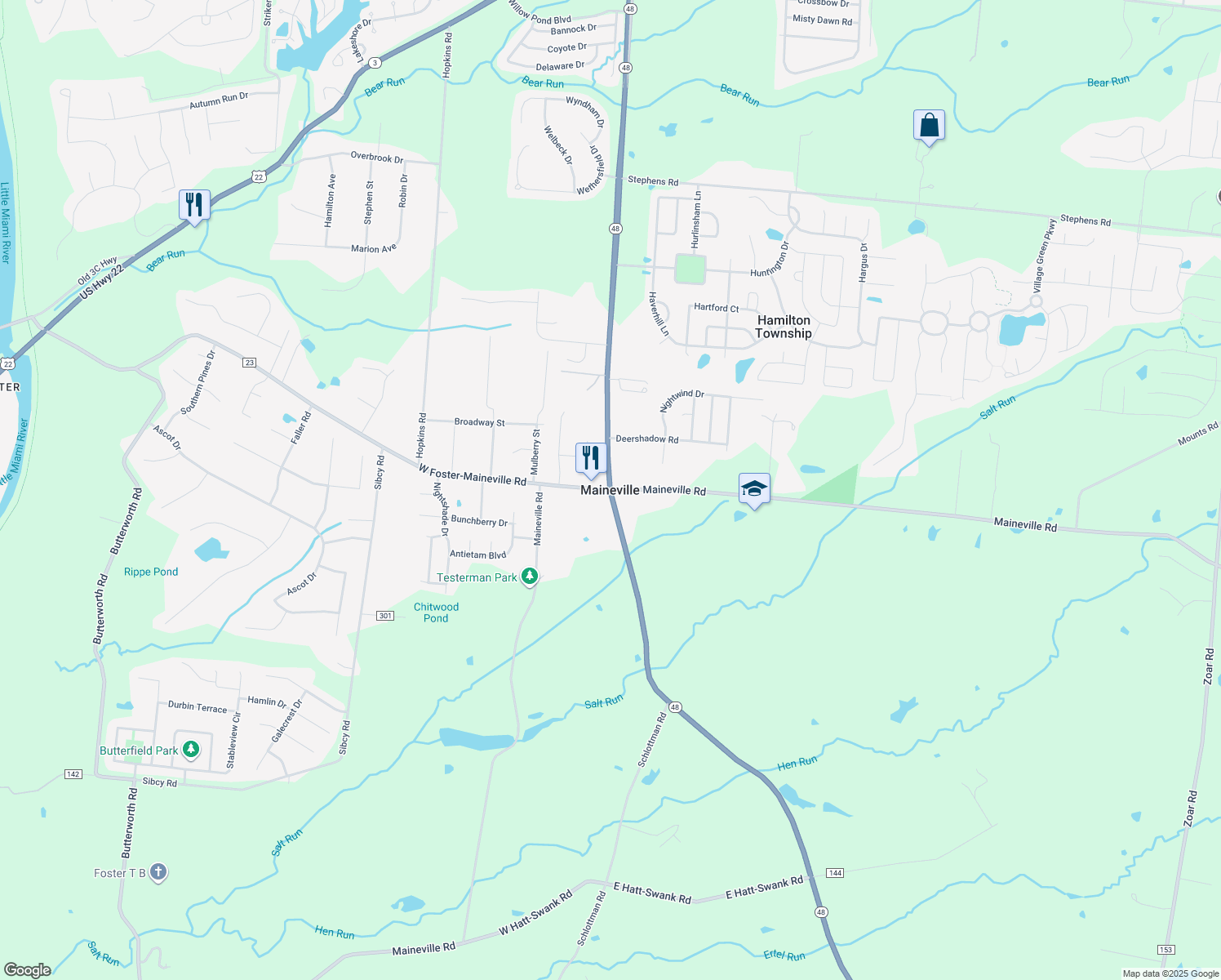 Maineville OH Walk Score