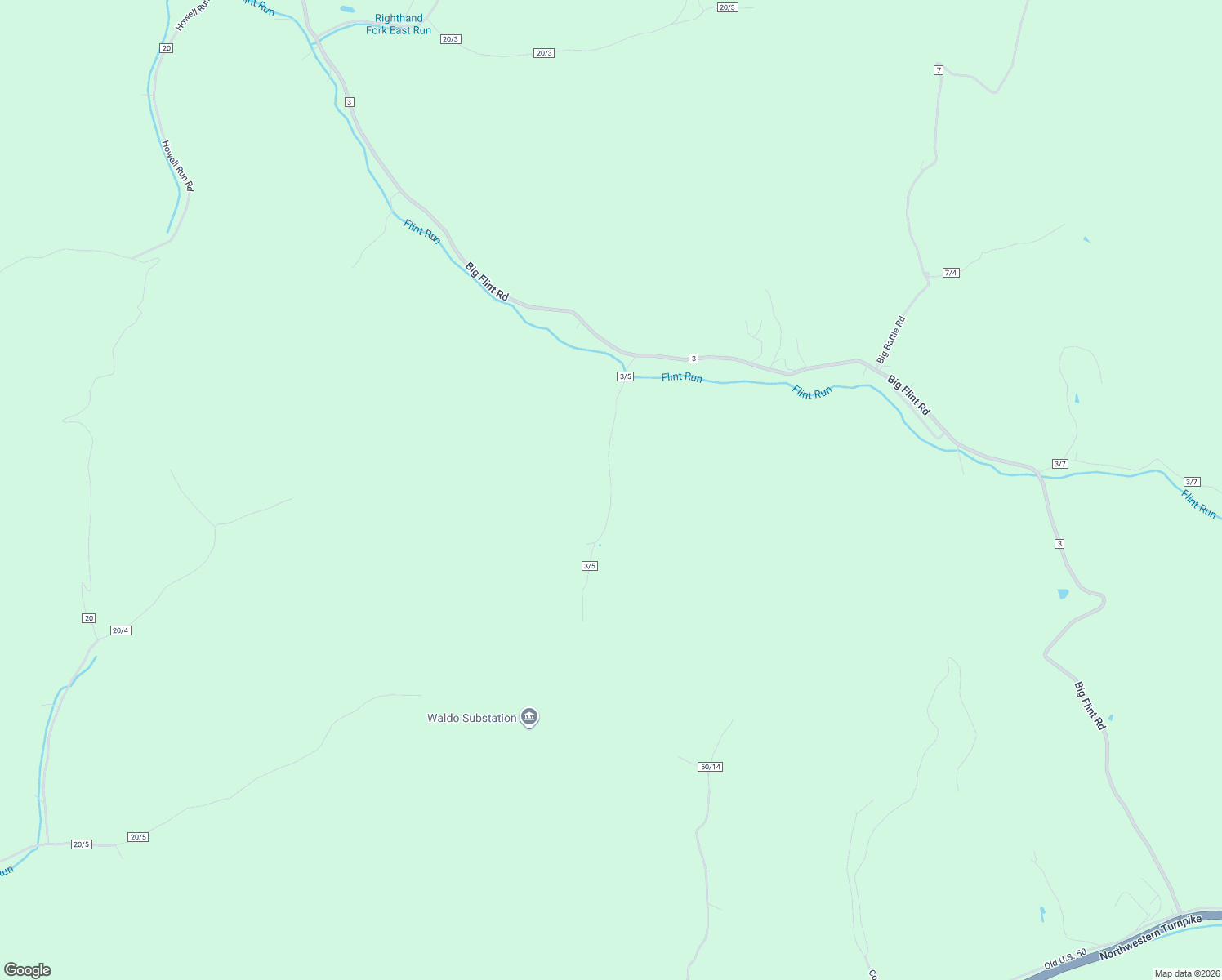 map of restaurants, bars, coffee shops, grocery stores, and more near County Route 3/5 in New Milton