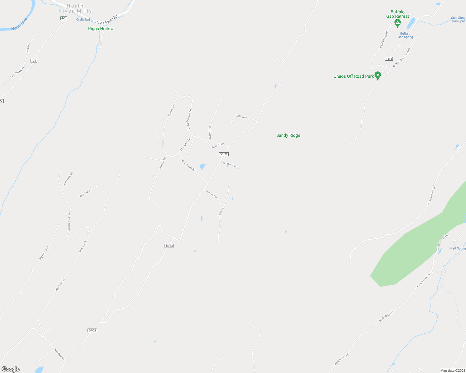 map of restaurants, bars, coffee shops, grocery stores, and more near 51 Cabin Road in Augusta