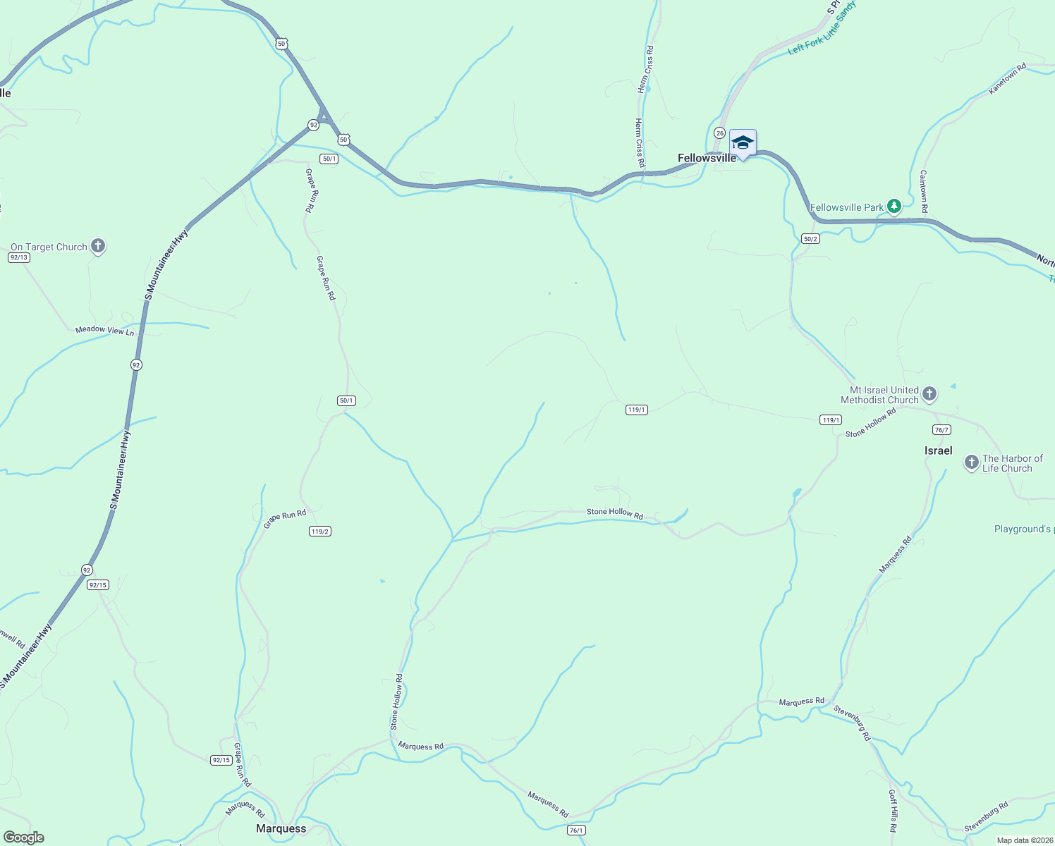 map of restaurants, bars, coffee shops, grocery stores, and more near in Fellowsville