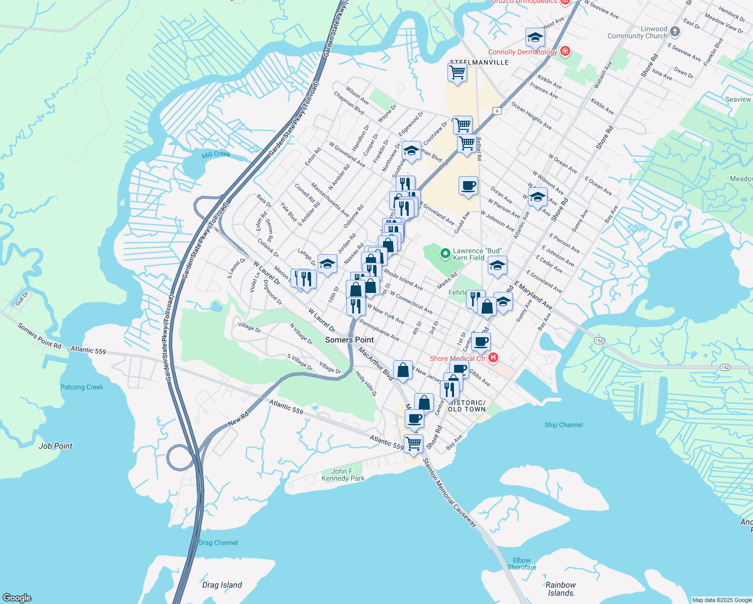655 7th Street, Somers Point NJ Walk Score