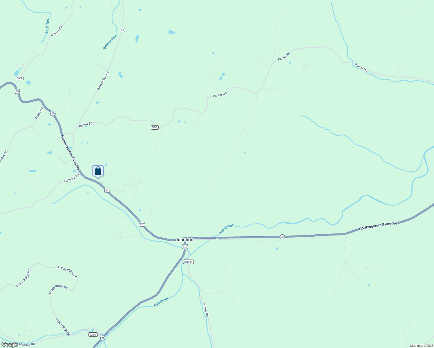 map of restaurants, bars, coffee shops, grocery stores, and more near 738 Beam Road in Romney