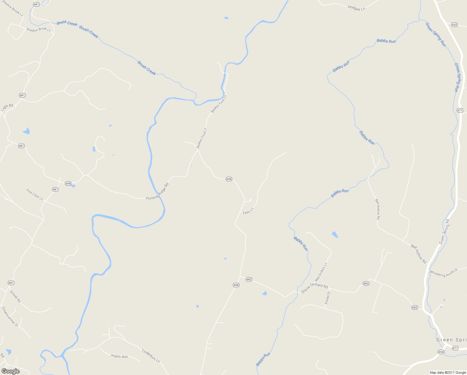 map of restaurants, bars, coffee shops, grocery stores, and more near 2411 Hunting Ridge Road in Winchester