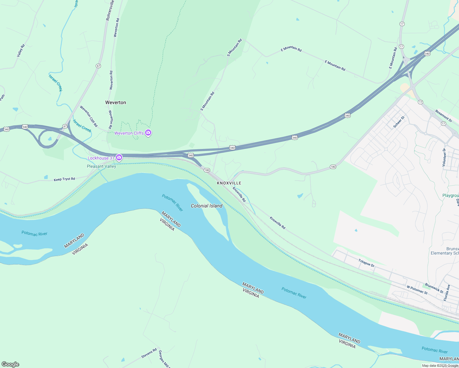 map of restaurants, bars, coffee shops, grocery stores, and more near in Knoxville