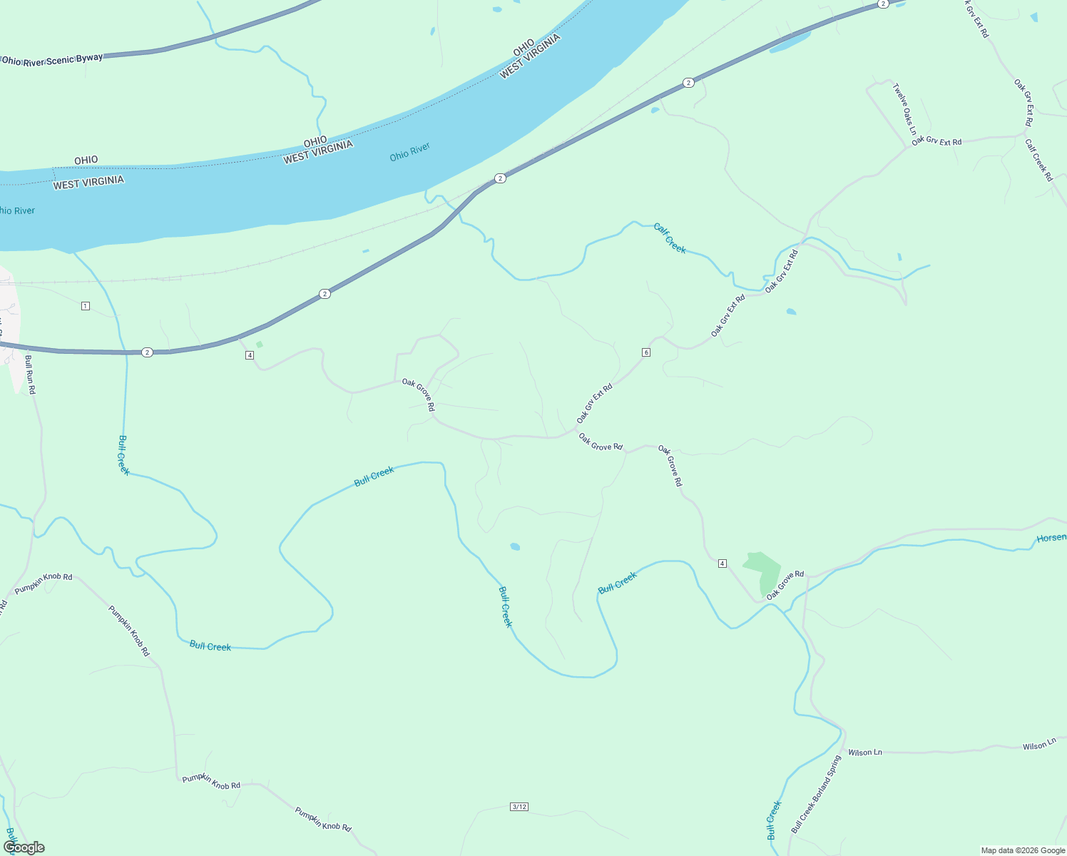 map of restaurants, bars, coffee shops, grocery stores, and more near 1191 Oak Grove Road in Waverly