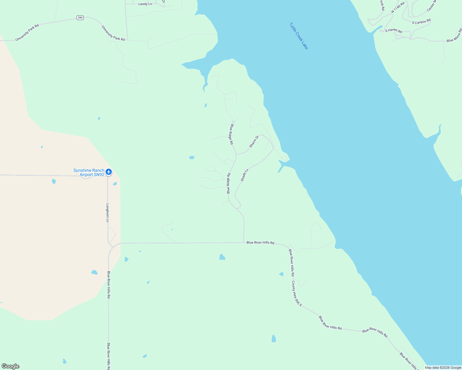 map of restaurants, bars, coffee shops, grocery stores, and more near 9105 Blue Ridge Road in Manhattan