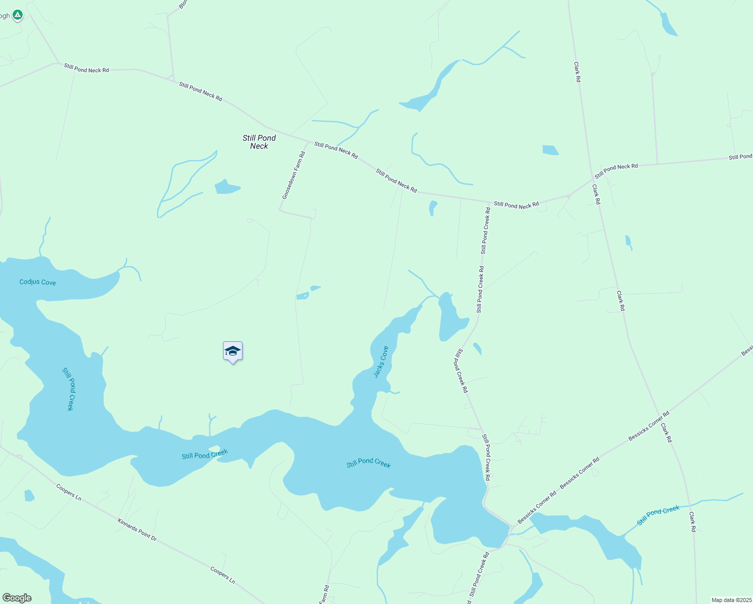 map of restaurants, bars, coffee shops, grocery stores, and more near 13090 Jacks Cove Lane in Worton