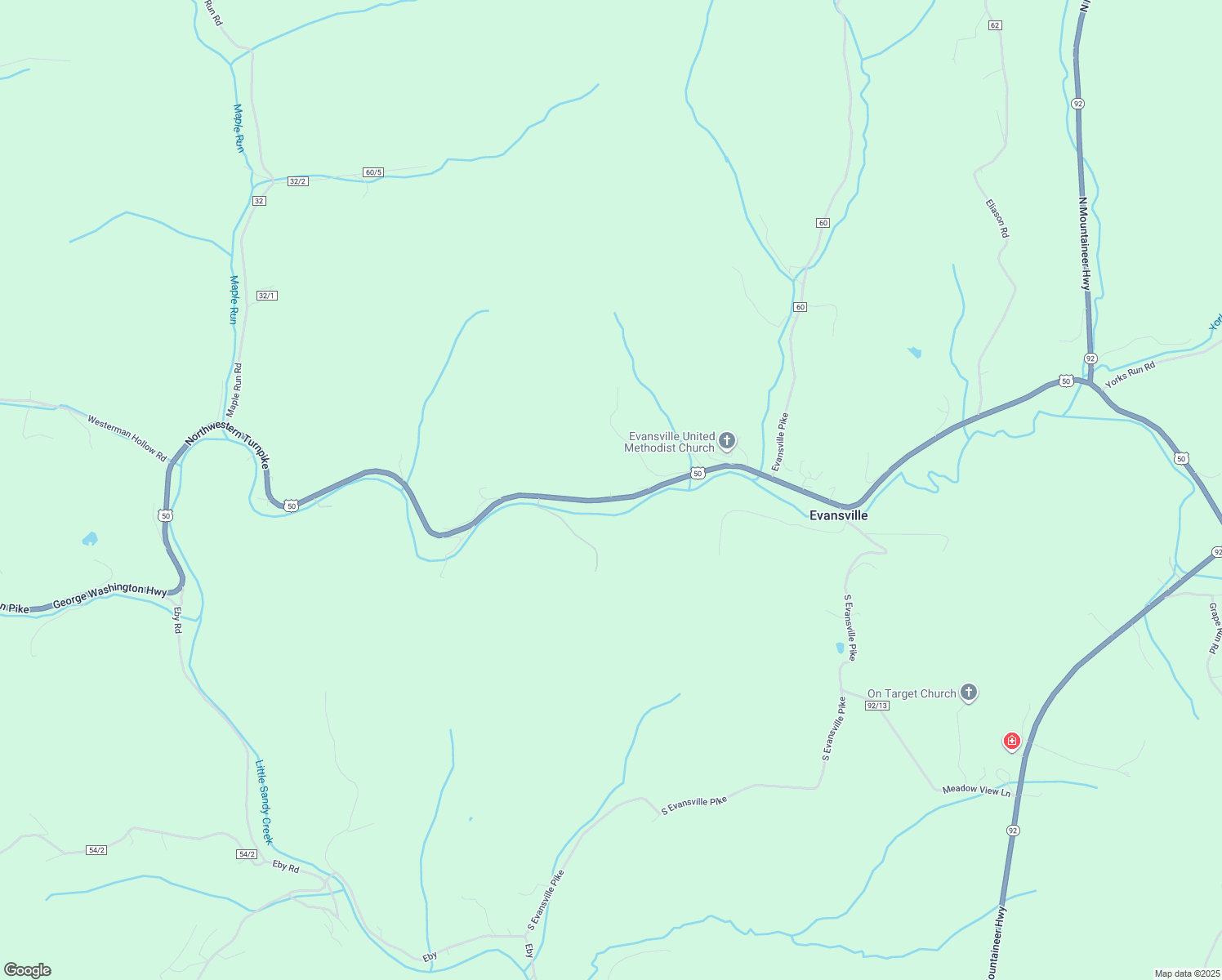 map of restaurants, bars, coffee shops, grocery stores, and more near 977 George Washington Highway in Thornton