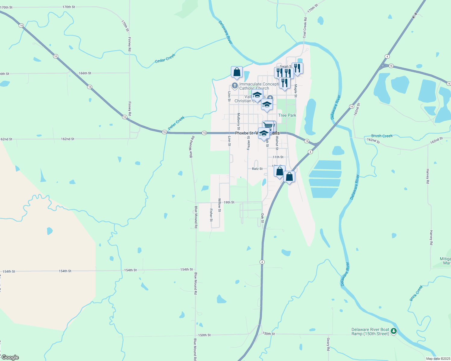 1006 16th Street, Valley Falls KS Walk Score