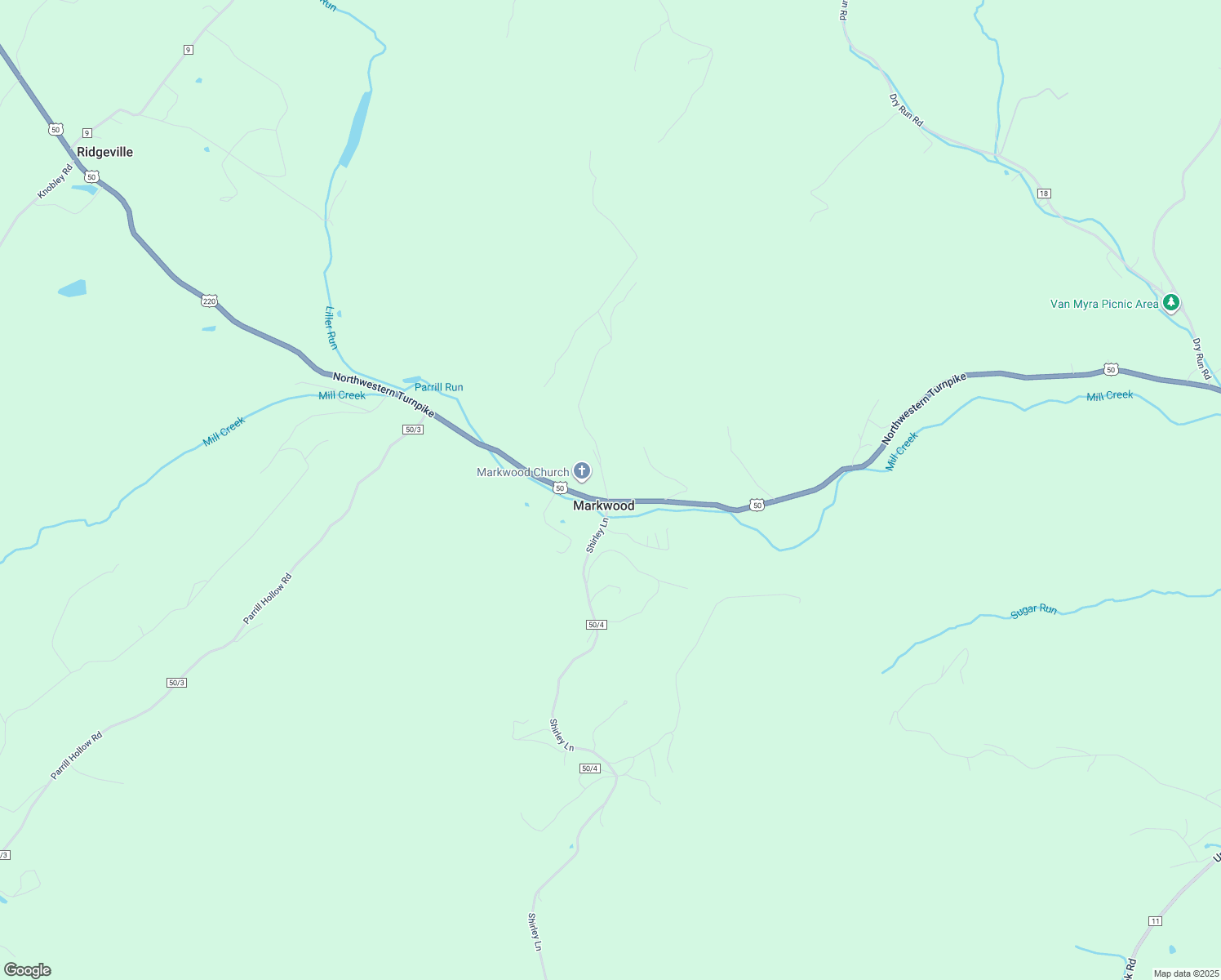 map of restaurants, bars, coffee shops, grocery stores, and more near 5058 Northwestern Turnpike in Burlington
