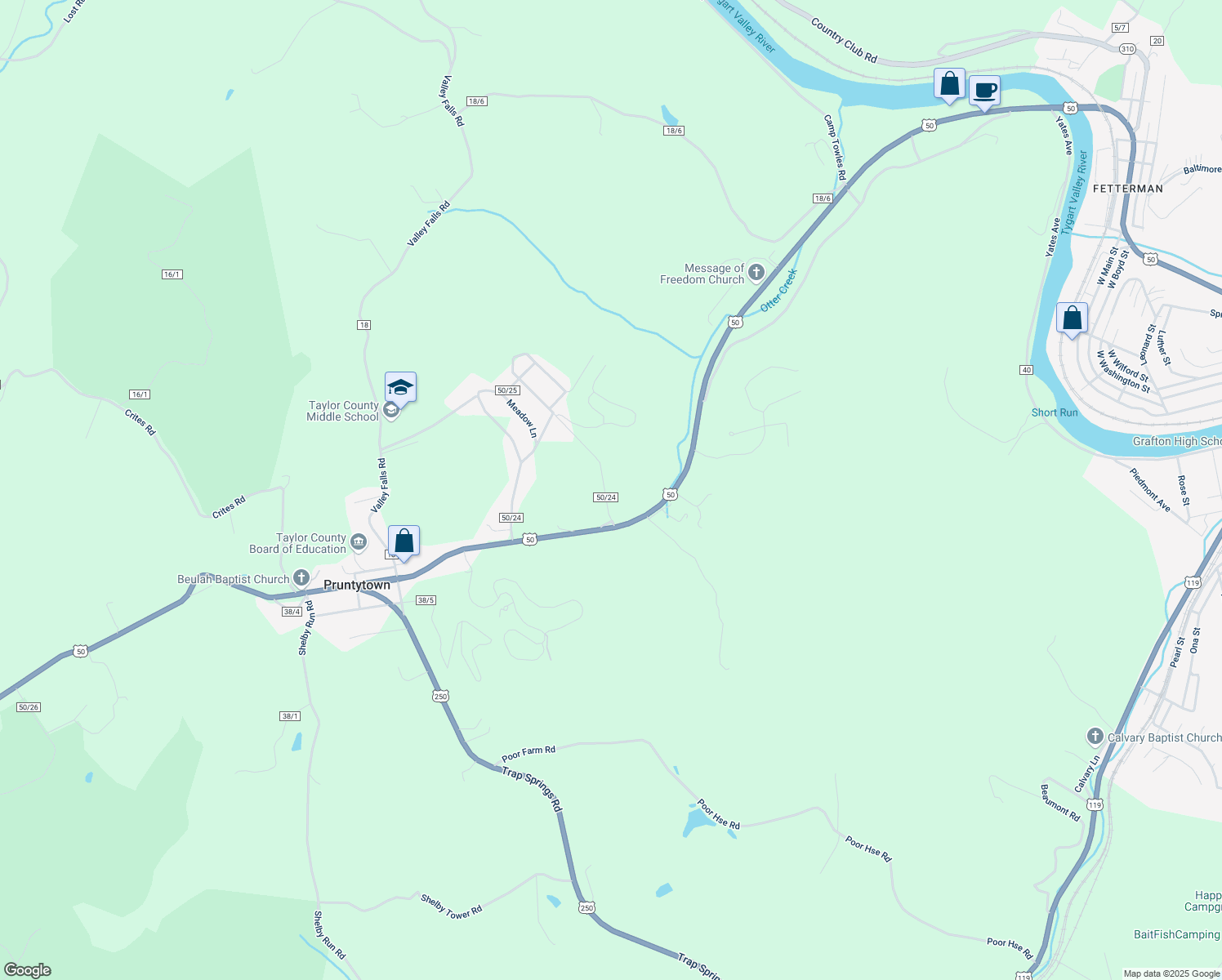 map of restaurants, bars, coffee shops, grocery stores, and more near 108 Woodsdale Drive in Grafton