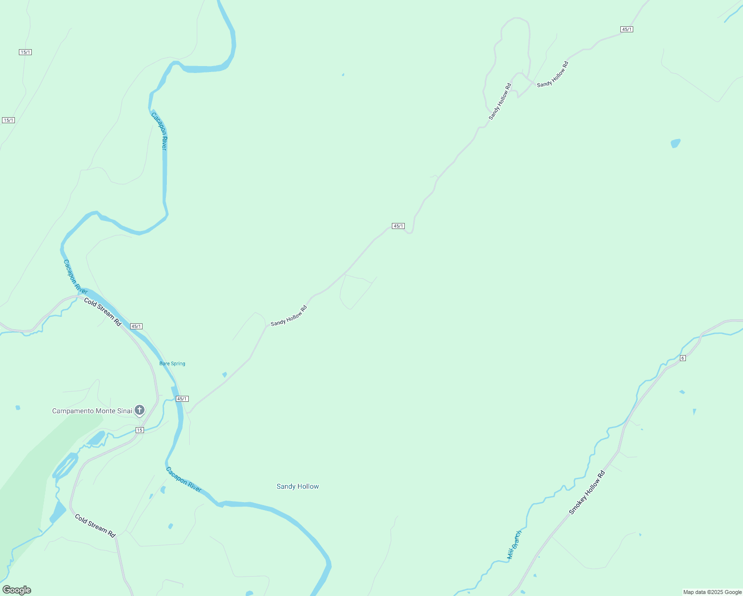 map of restaurants, bars, coffee shops, grocery stores, and more near in Capon Bridge