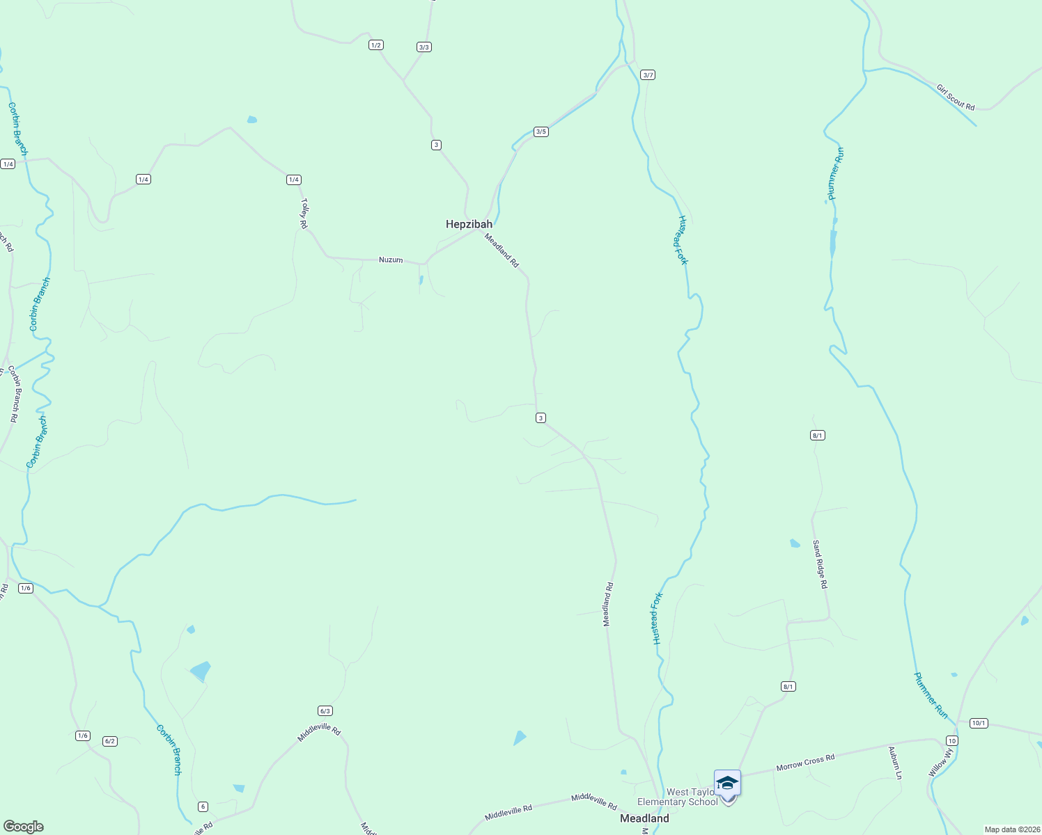 map of restaurants, bars, coffee shops, grocery stores, and more near 2489 Meadland Road in Bridgeport