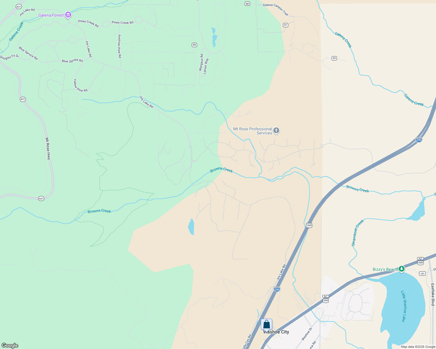 map of restaurants, bars, coffee shops, grocery stores, and more near 200 Timbercreek Court in Reno