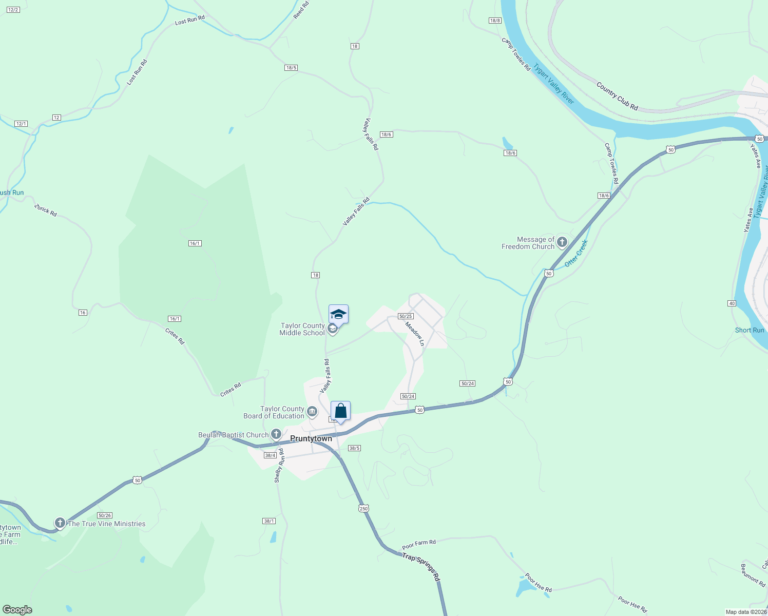 map of restaurants, bars, coffee shops, grocery stores, and more near 244 Meadow Lane in Grafton