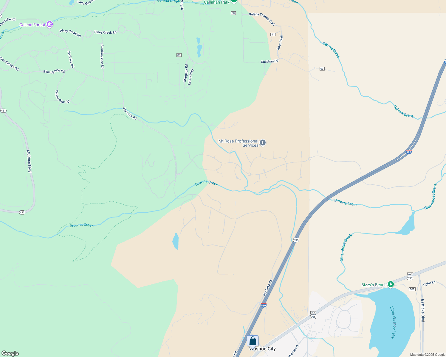 map of restaurants, bars, coffee shops, grocery stores, and more near 142 Kingswood Court in Reno