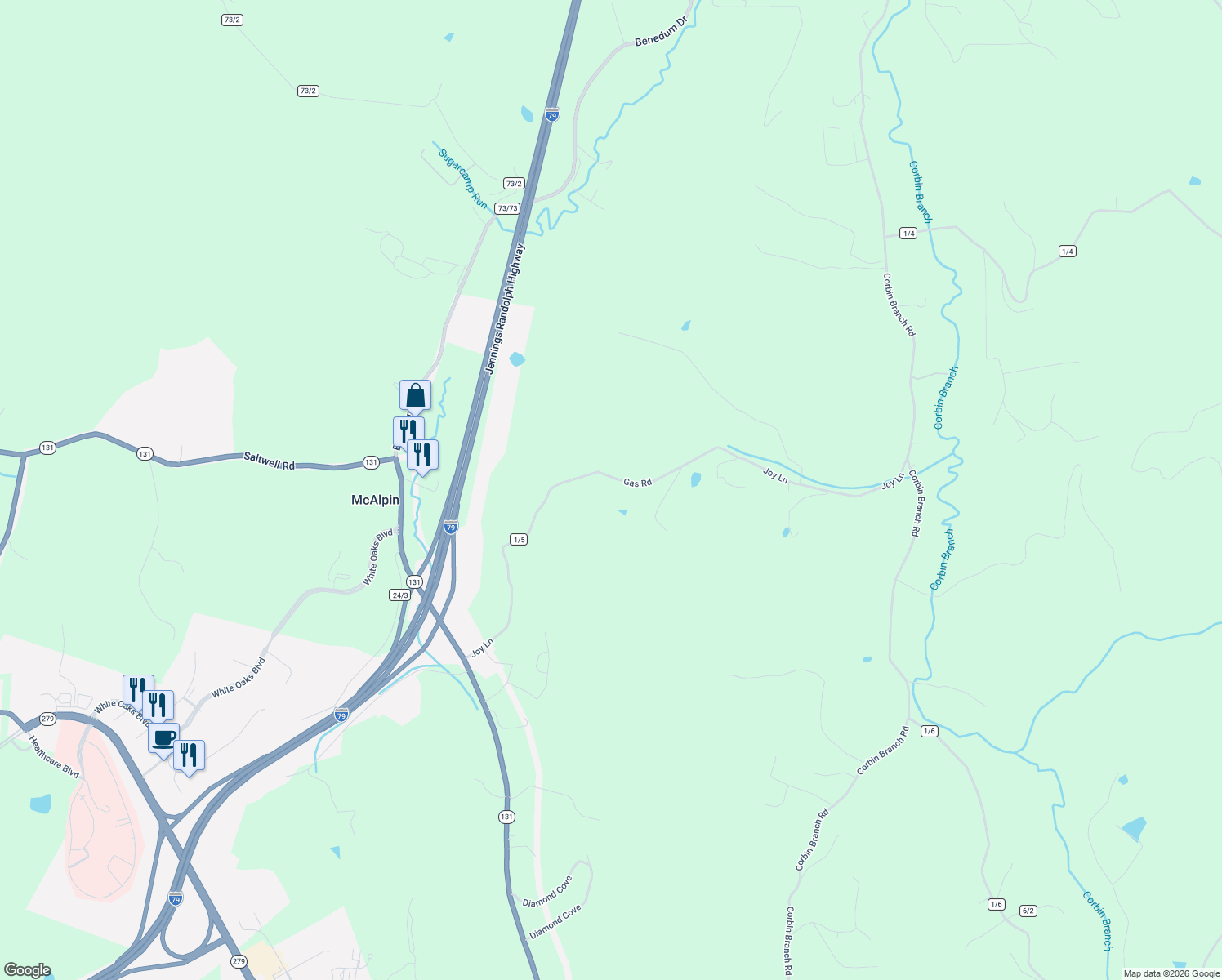 map of restaurants, bars, coffee shops, grocery stores, and more near 209 Joy Lane in Bridgeport